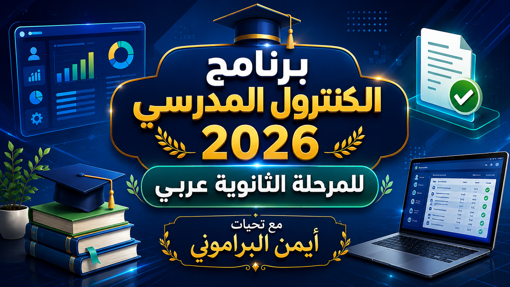 برنامج كنترول المرحلة الثانوية 2026 - عربي